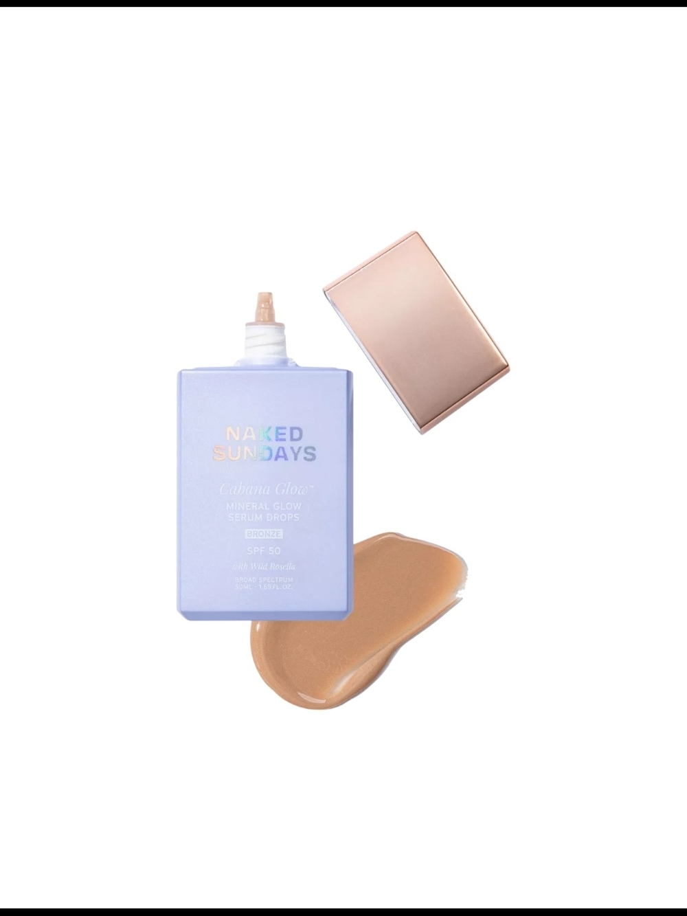 Naked Sundays Mineral Glow Serum Drops- Bronze- SPF 50 - Picture 3 of 5